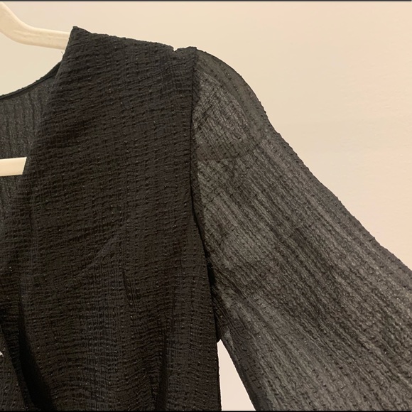 Vero Moda black blouse bodysuit - Picture 3 of 5